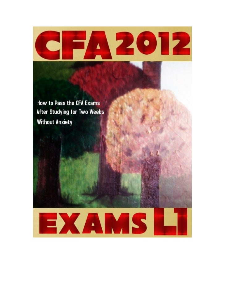 cfa level 1 sample exam 2012
